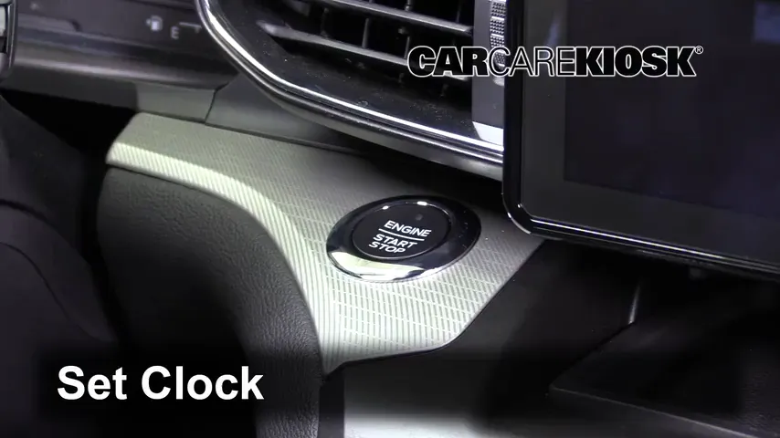 2020 Ford Explorer XLT 2.3L 4 Cyl. Turbo Clock
